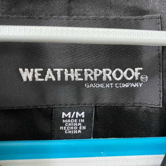 ❤️❤️Weatherproof Black Button Down Collard Fit & Flare Long 90’s Pea Coat - Picture 3 of 9